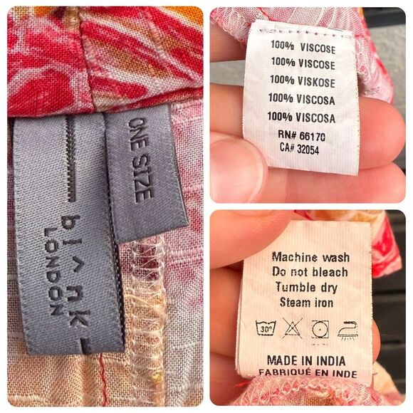 Anthropologie Bl^nk London Mixed Floral Kimono Jacket in Pink Combo | One Size - Picture 7 of 7